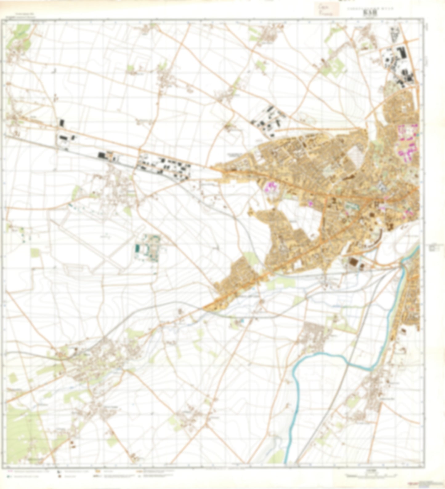 Caen 1 (France) - Soviet Military City Plans