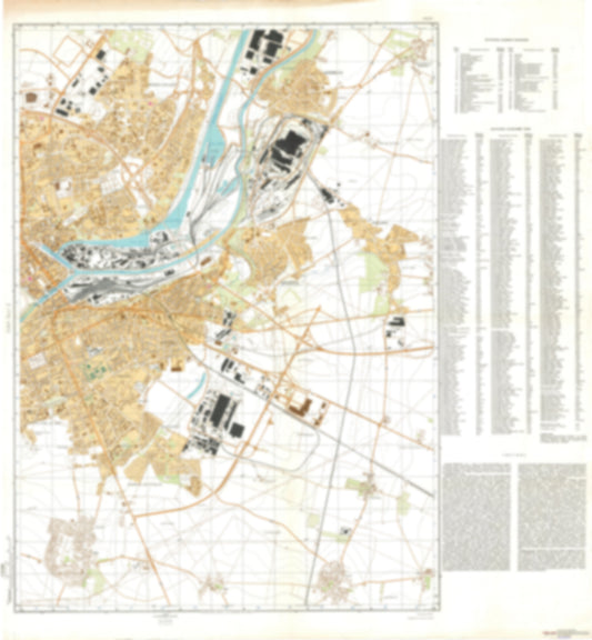 Caen 2 (France) - Soviet Military City Plans