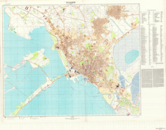 Cagliari (Italy) - Soviet Military City Plans