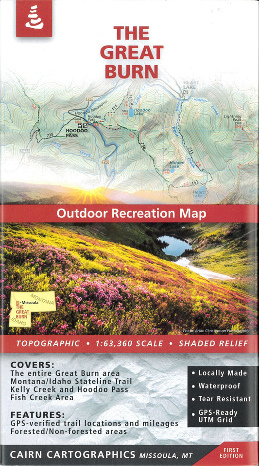 The Great Burn Outdoor Recreationa Map