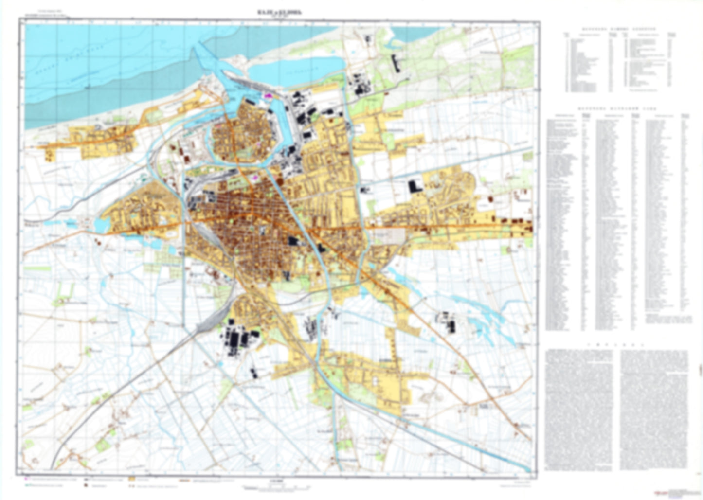 Calais (France) - Soviet Military City Plans