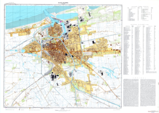 Calais (France) - Soviet Military City Plans