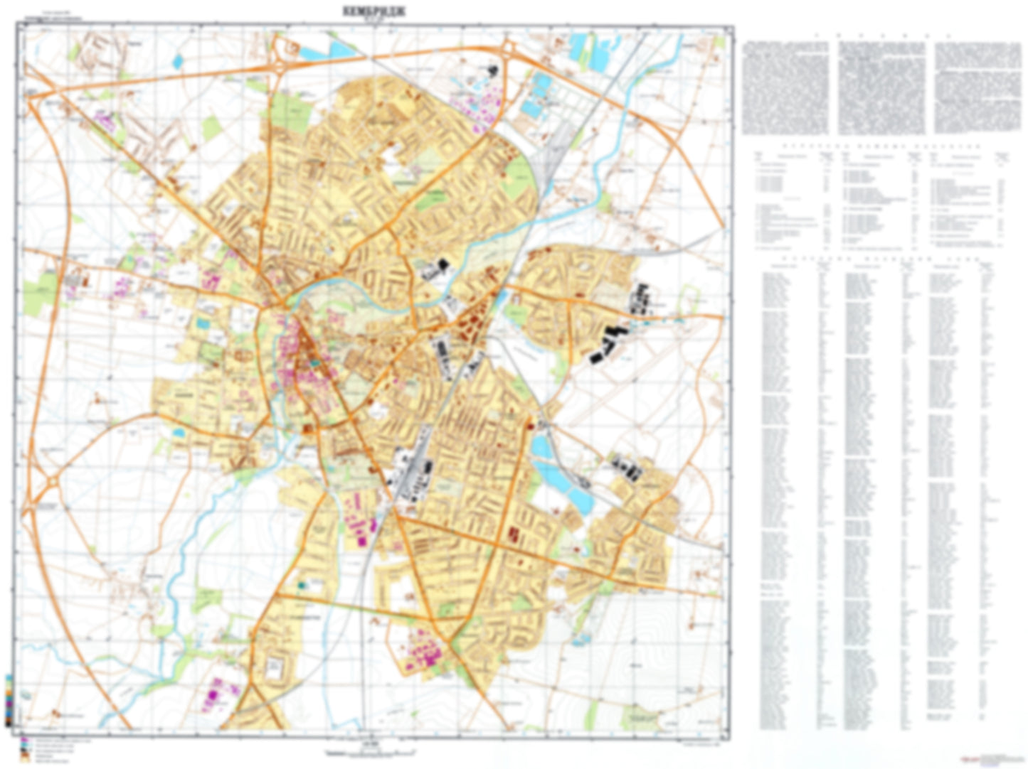 Cambridge (UK) - Soviet Military City Plans