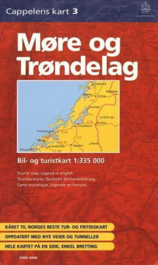 More og Trondelag Tourist Map