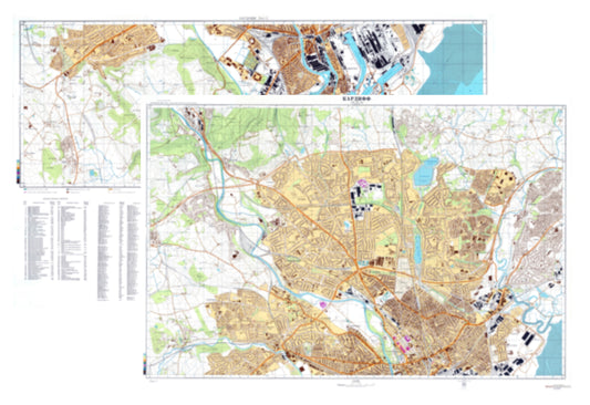 Cardiff (UK) 2-Sheet Set - Soviet Military City Plans