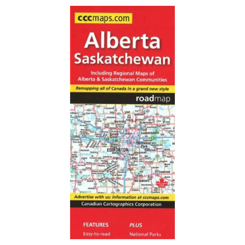 Alberta and Saskatchewan : road map