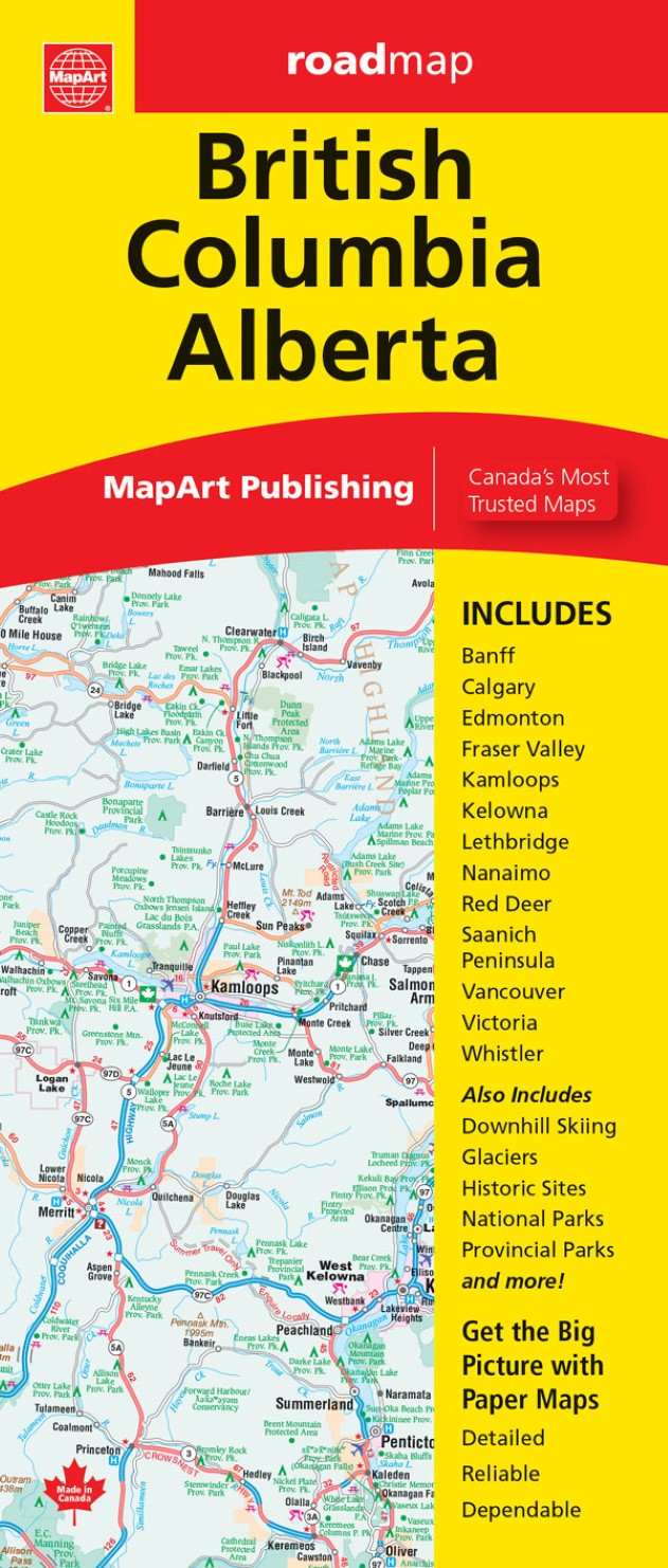British Columbia and Alberta, Road Map - 2026 Edition