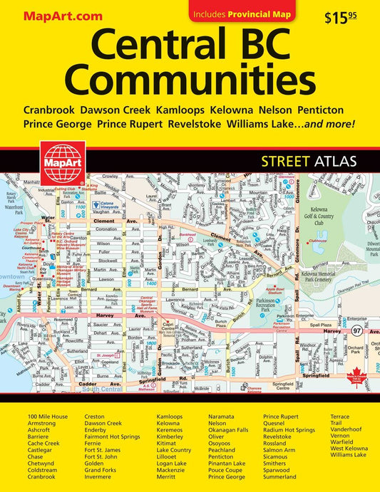 B.C. interior cities : street atlas