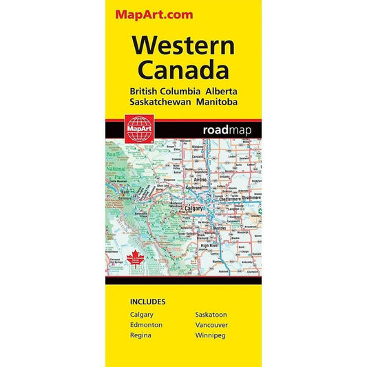 Western Canada Road Map