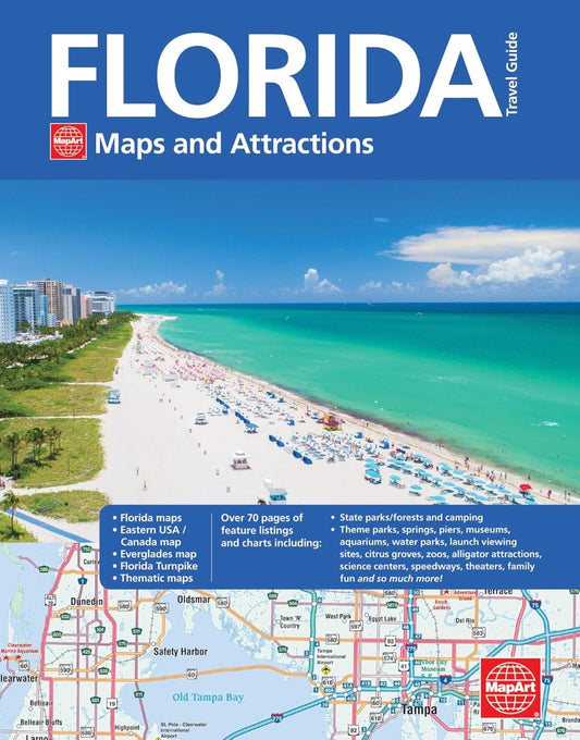 Florida Travel Guide Atlas : Maps and Attractions