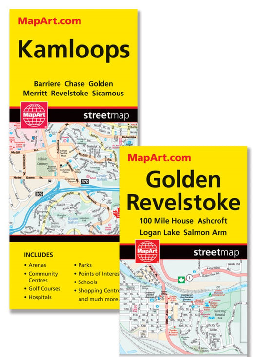 Kamloops, British Columbia : Street Map
