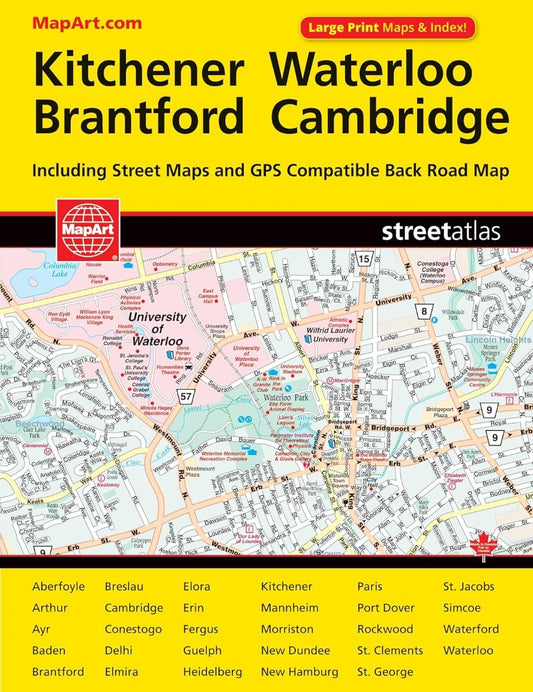 Kitchener : Waterloo : street atlas