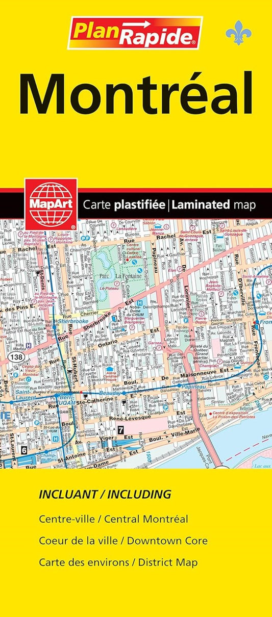 Montreal : laminated map
