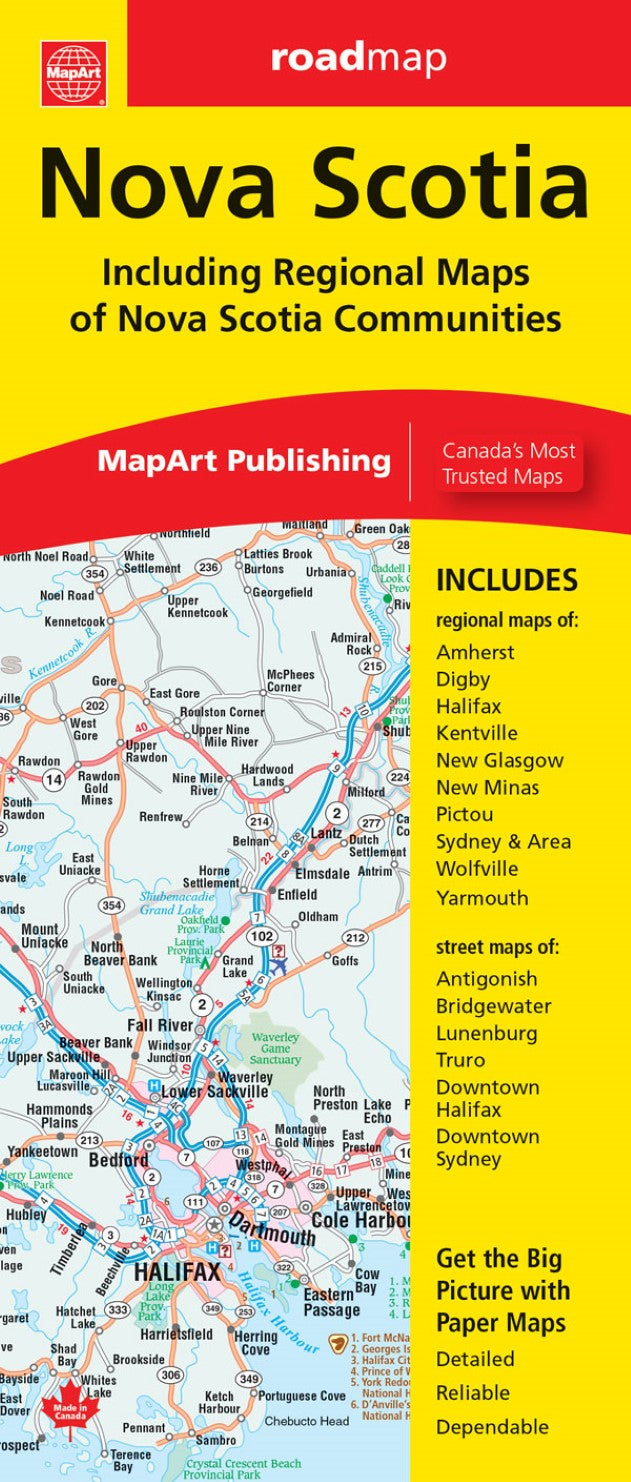 Nova Scotia Road Map - 2026 Edition