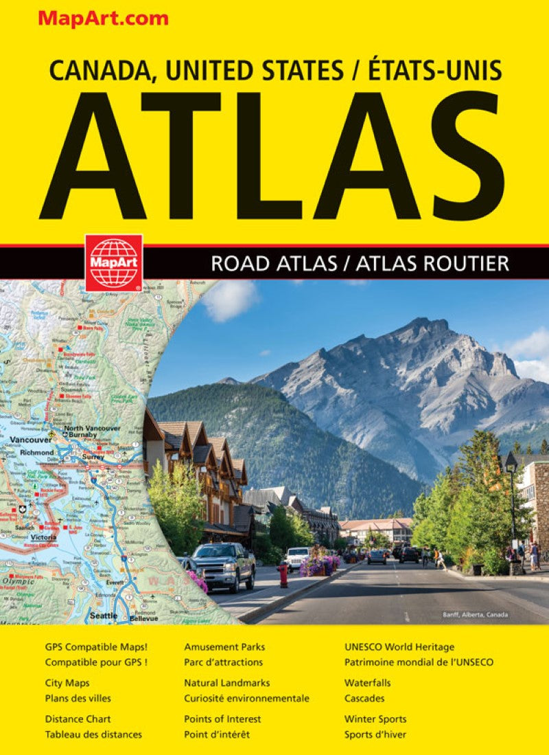 Canada, United States : road atlas = Etats-Unis : atlas routier