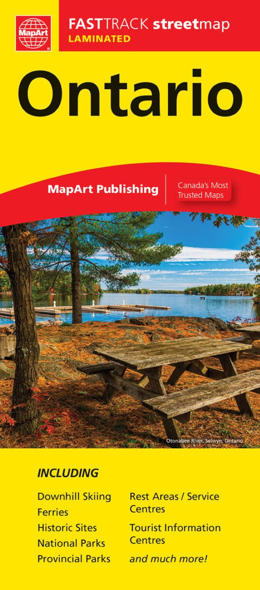 Ontario Fast Track Laminated Map - 2026 Edition