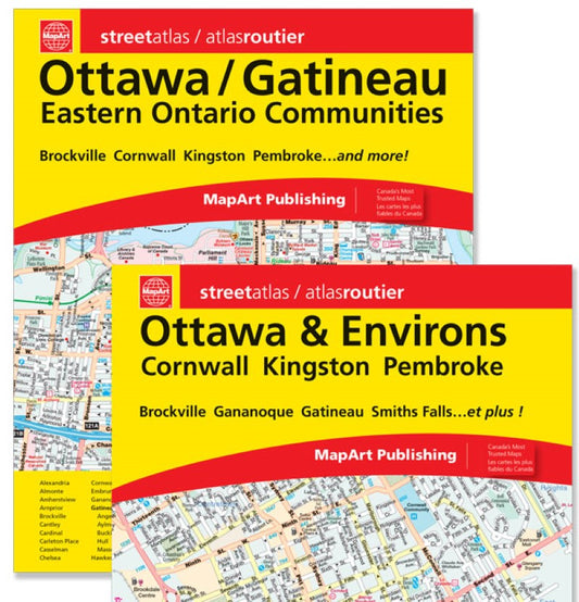 Ottawa/Gatineau : eastern Ontario communities : street atlas