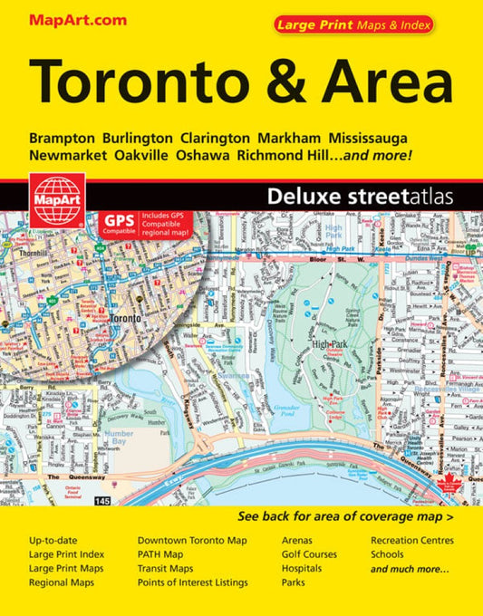 Toronto & area : deluxe street atlas