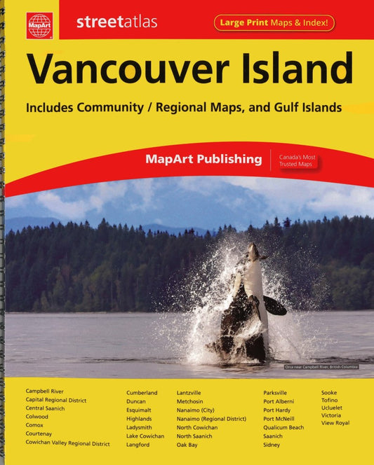 Vancouver Island Area Road Atlas