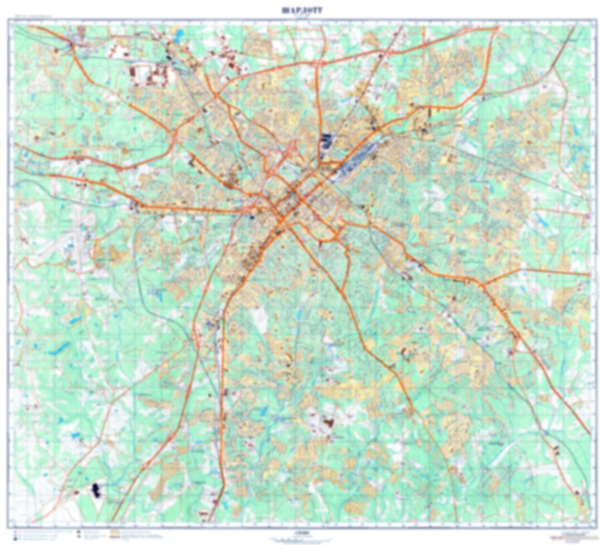 Charlotte, NC (USA) - Soviet Military City Plans