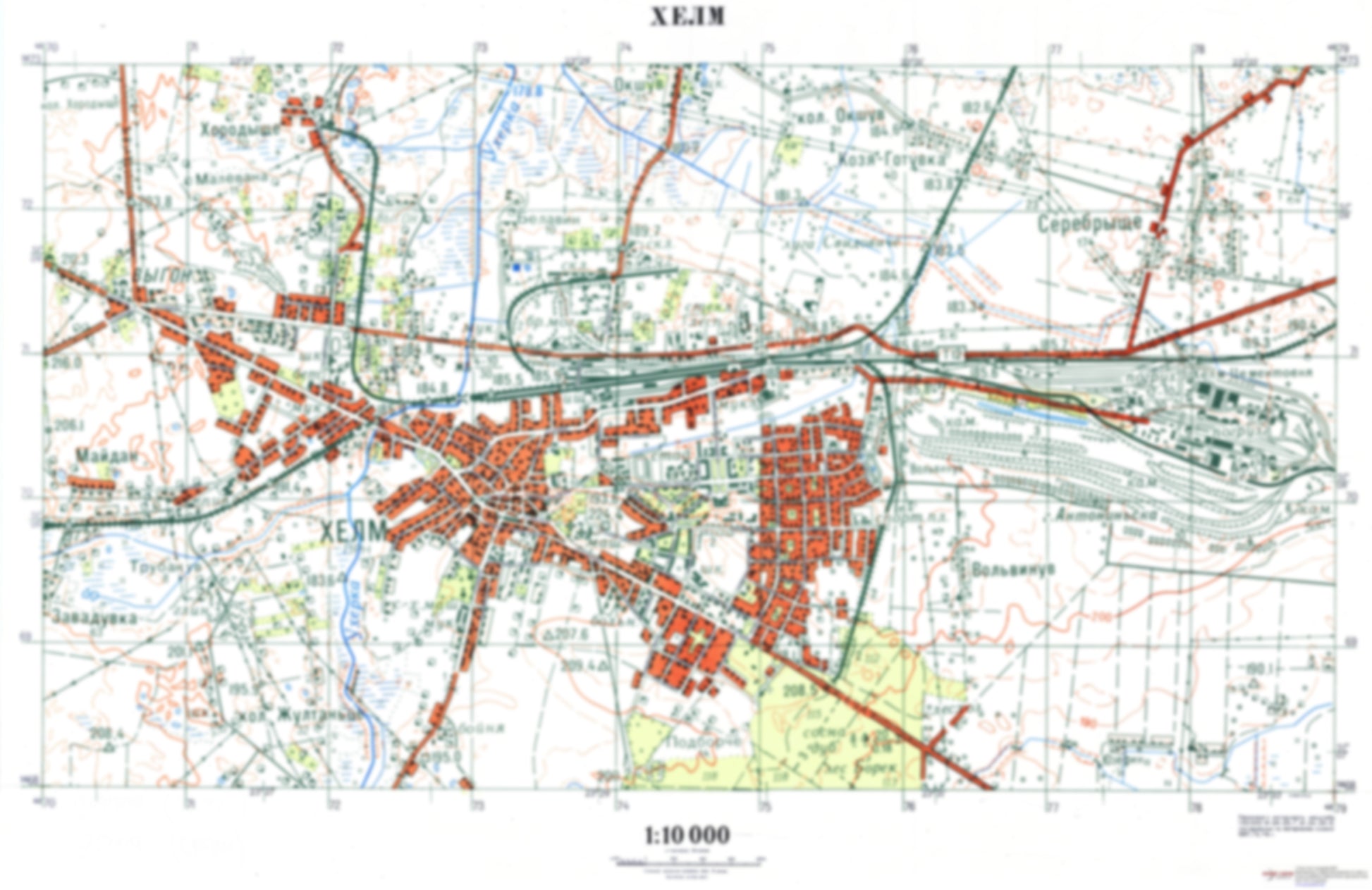 Chelm (Poland) - Soviet Military City Plans