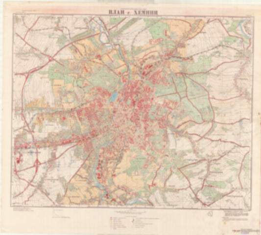 Chemnitz (Germany) - Soviet Military City Plans