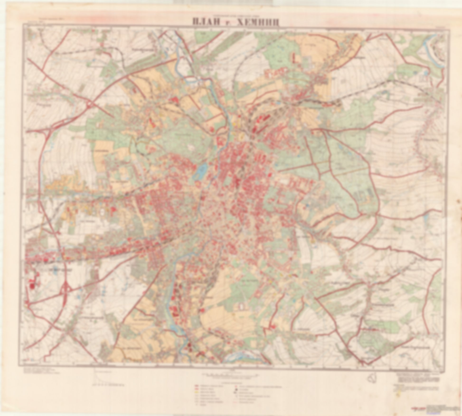 Chemnitz (Germany) - Soviet Military City Plans