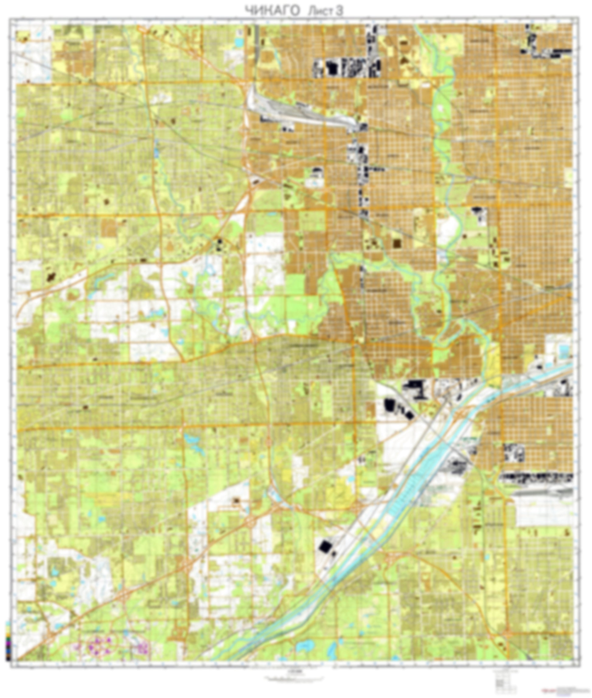 Chicago, IL 3 (USA) - Soviet Military City Plans