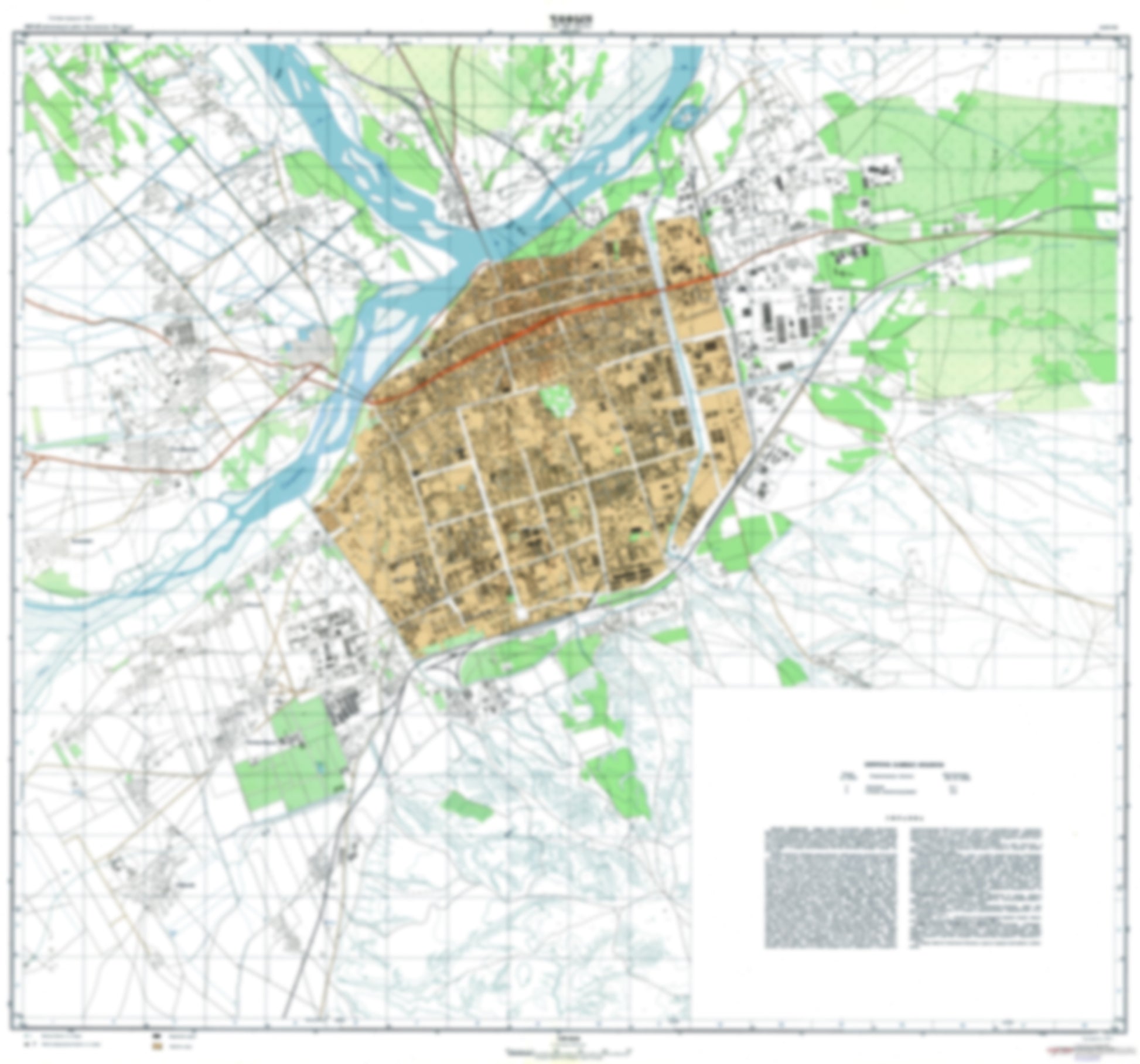 Chifeng (China) - Soviet Military City Plans