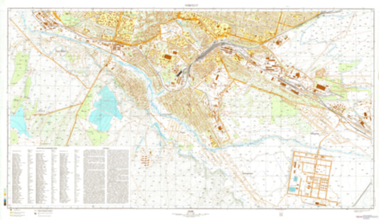 Chimkent 2 (Kazakhstan) - Soviet Military City Plans