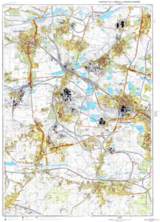 Chorzow, Ruda Slaska 1 (Poland) - Soviet Military City Plans