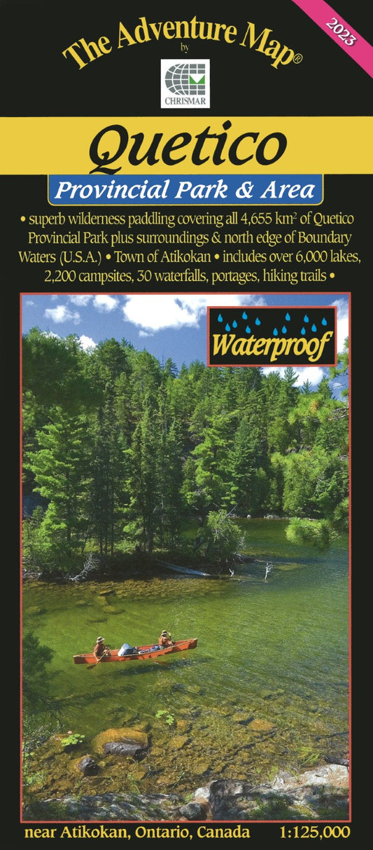 Quetico Provincial Park & Area Adventure Map