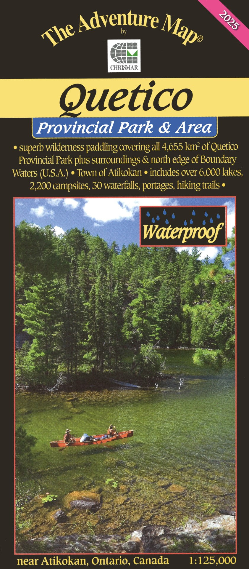 Quetico Provincial Park & Area Adventure Map