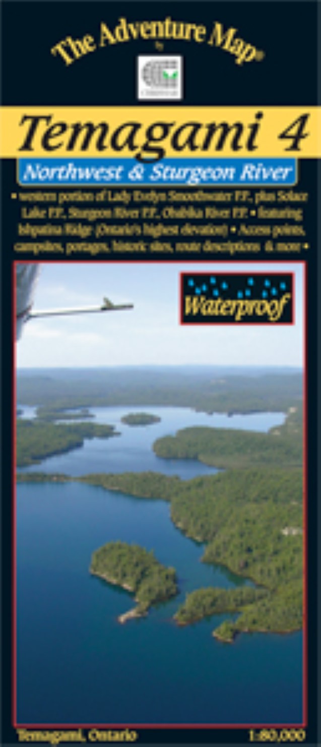 Temagami 4-Northwest Hiking Map