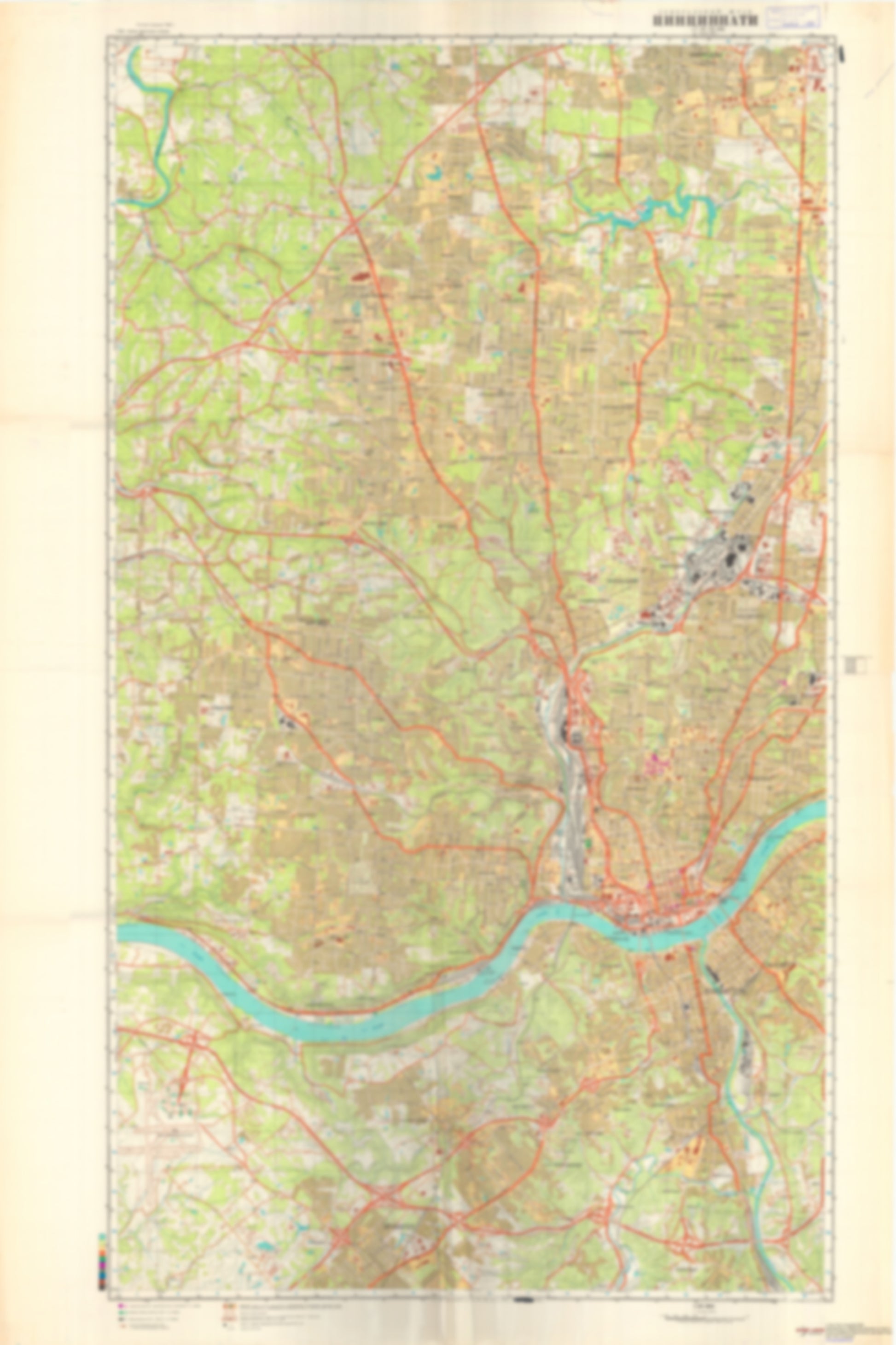 Cincinnati, OH 1 (USA) - Soviet Military City Plans