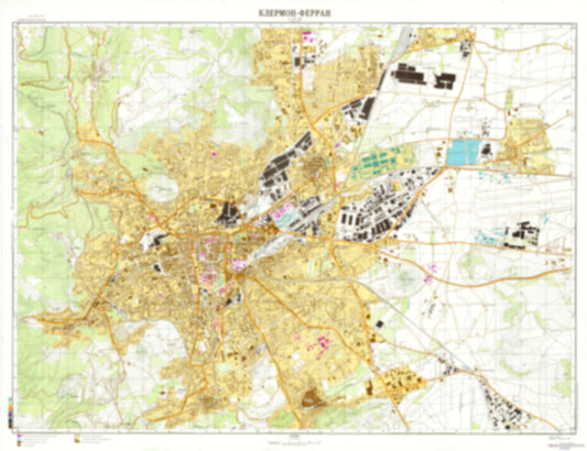 Clermont-Ferrand (France) - Soviet Military City Plans