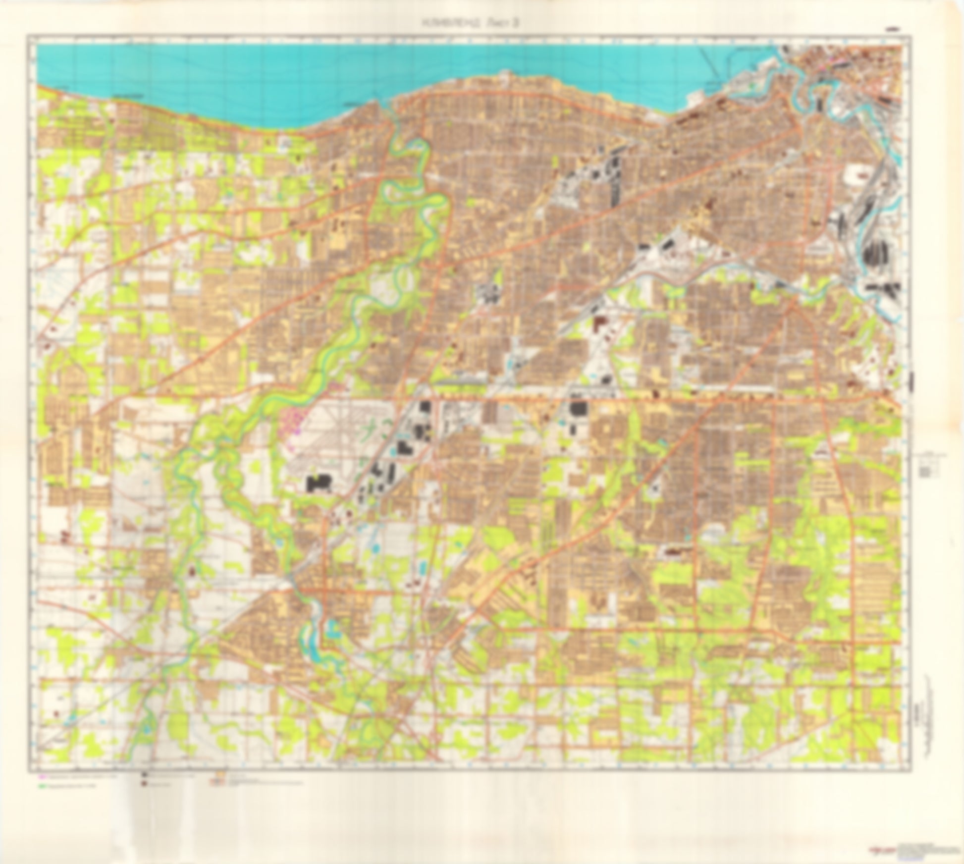 Cleveland, OH 3 (USA) - Soviet Military City Plans