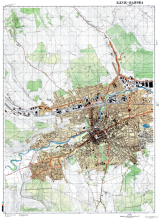 Cluj-Napoca 1 (Romania) - Soviet Military City Plans