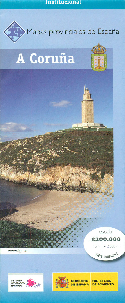 A Coruña Province Map