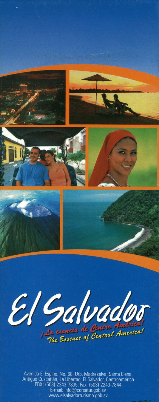 El Salvador Tourist Map
