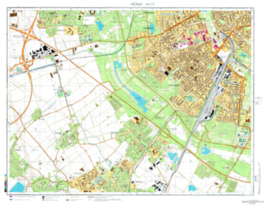 Cologne 3 (Germany) - Soviet Military City Plans
