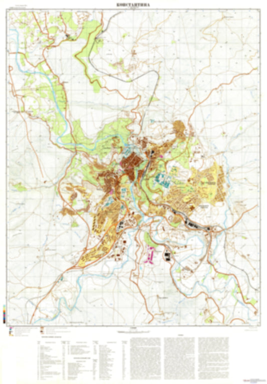 Constantine (Algeria) - Soviet Military City Plans