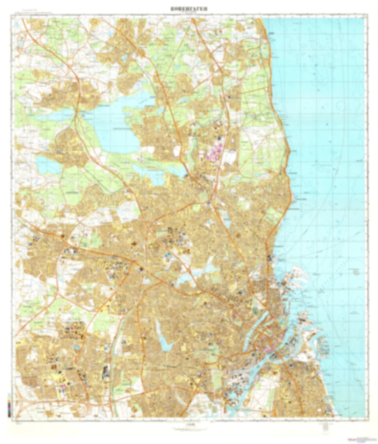 Copenhagen 1 (Denmark) - Soviet Military City Plans