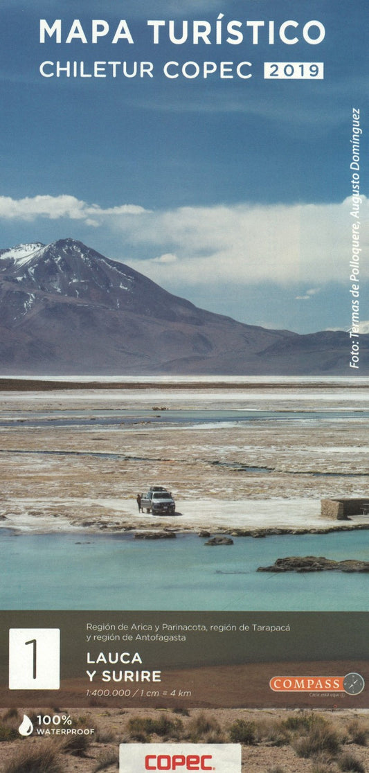 Lauca National Park & Salar de Surire Natural Monument Road Map (map #1)