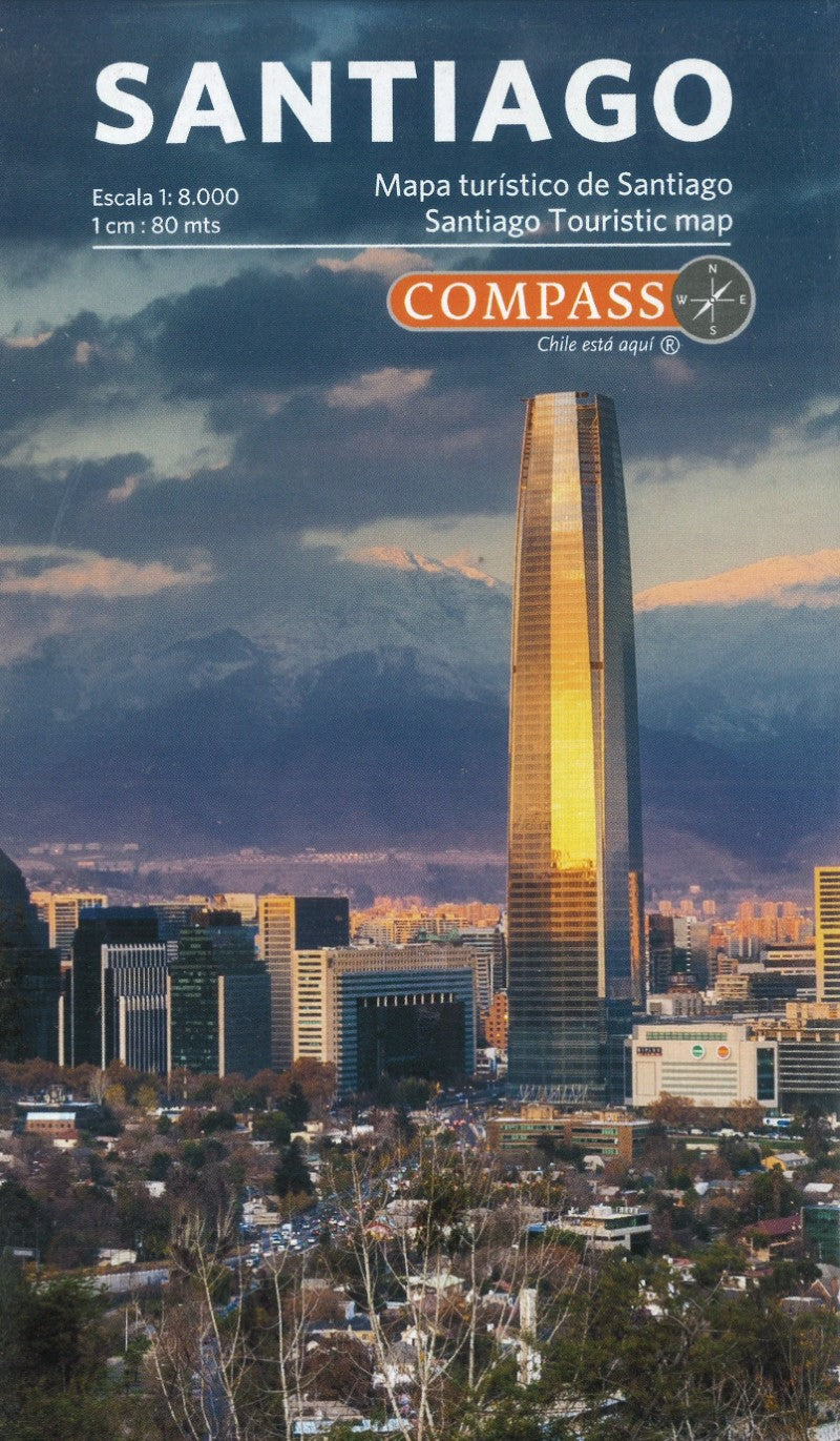 Santiago : Mapa Turistico de Santiago : 1: 8 000 = Santiago : Santiago Touristic map : 1: 8 000