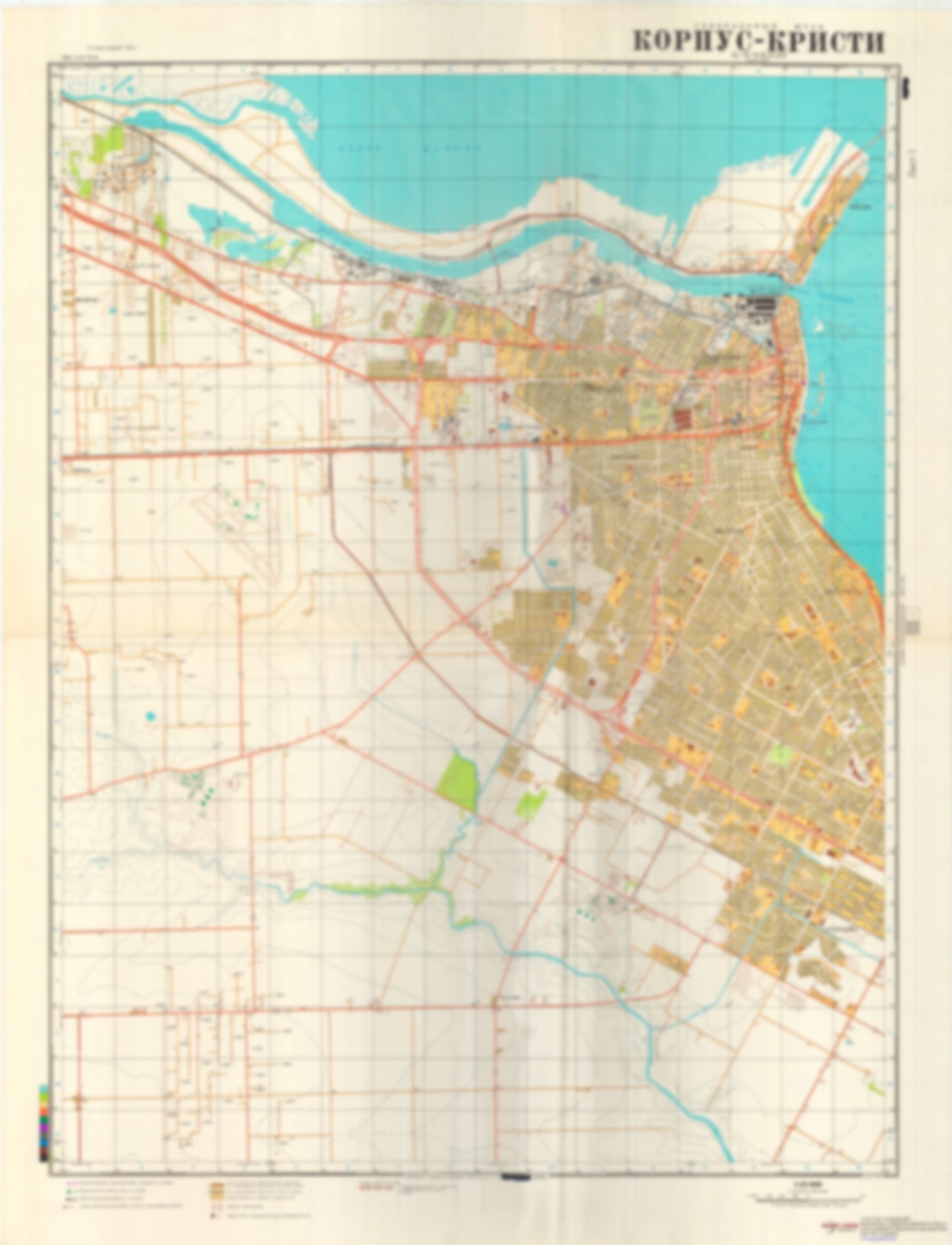 Corpus Christi, TX 1 (USA) - Soviet Military City Plans