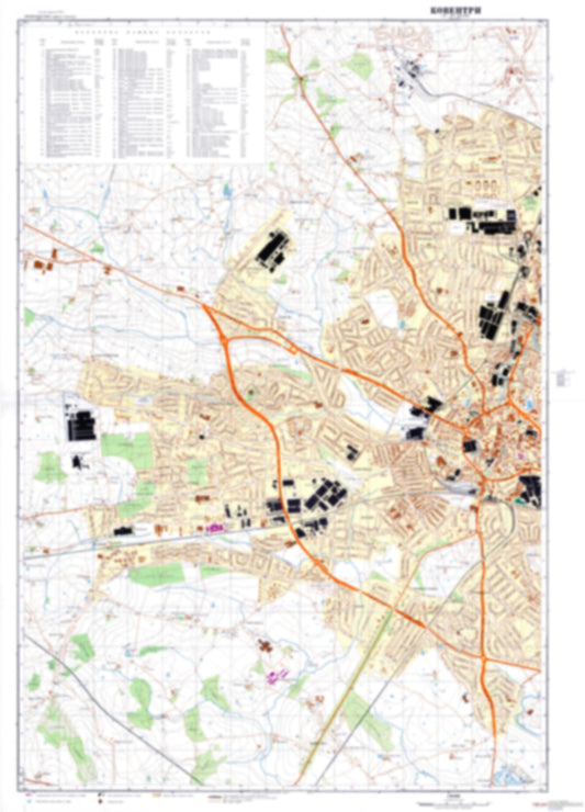 Coventry 1 (UK) - Soviet Military City Plans