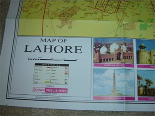 Map of Lahore City