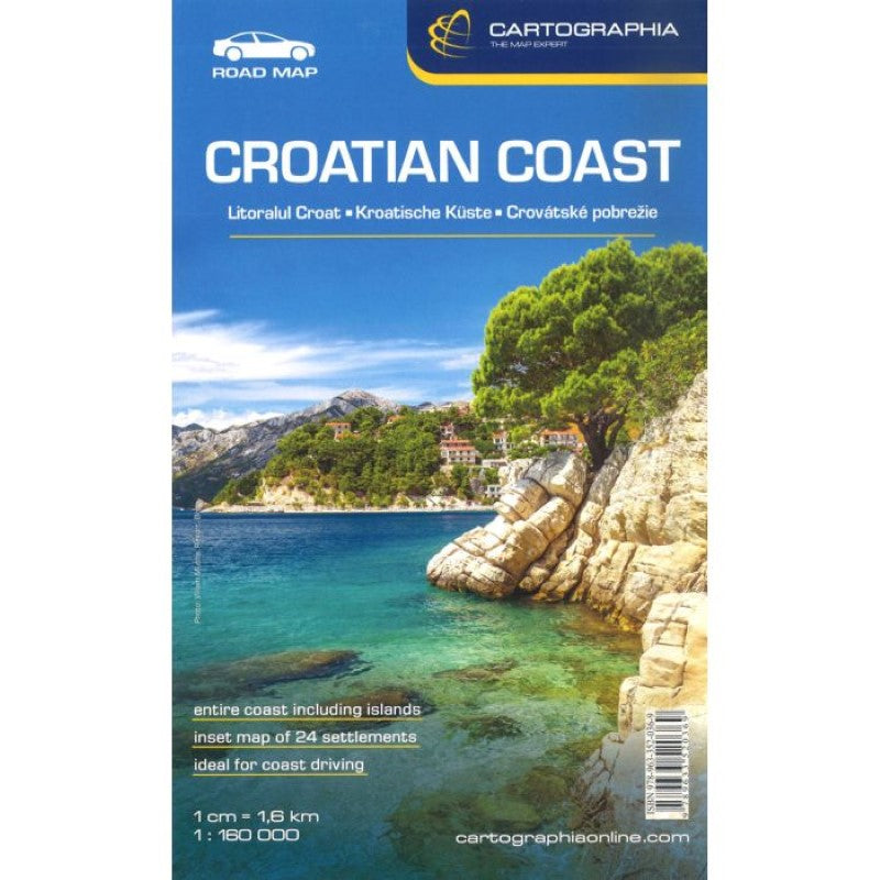 CROATIAN COAST road map - NEW!