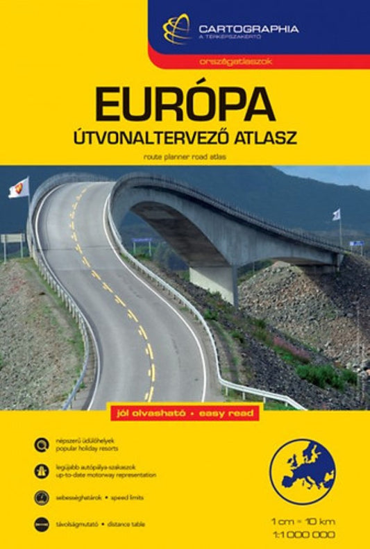 EUROPE route planning atlas